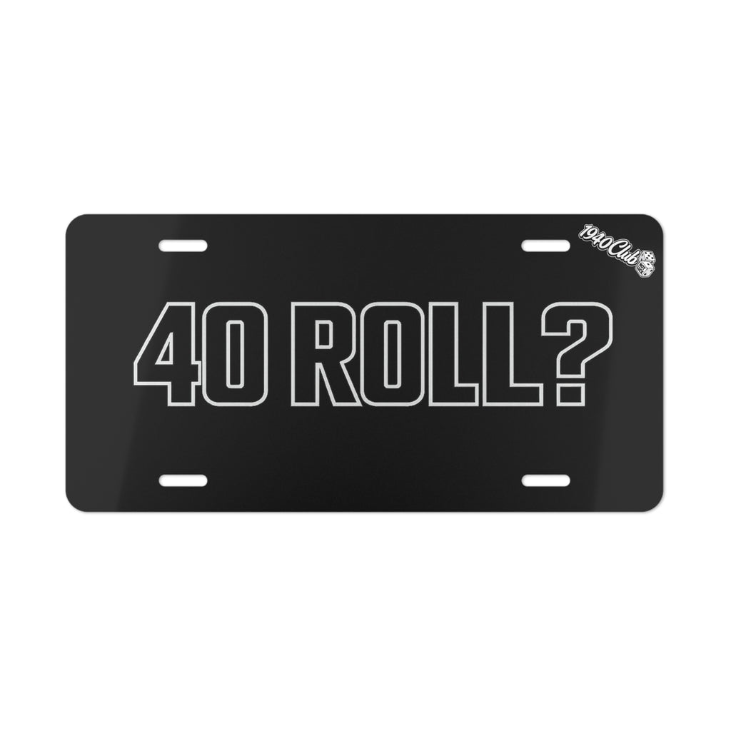 1940 40 ROLL Plate