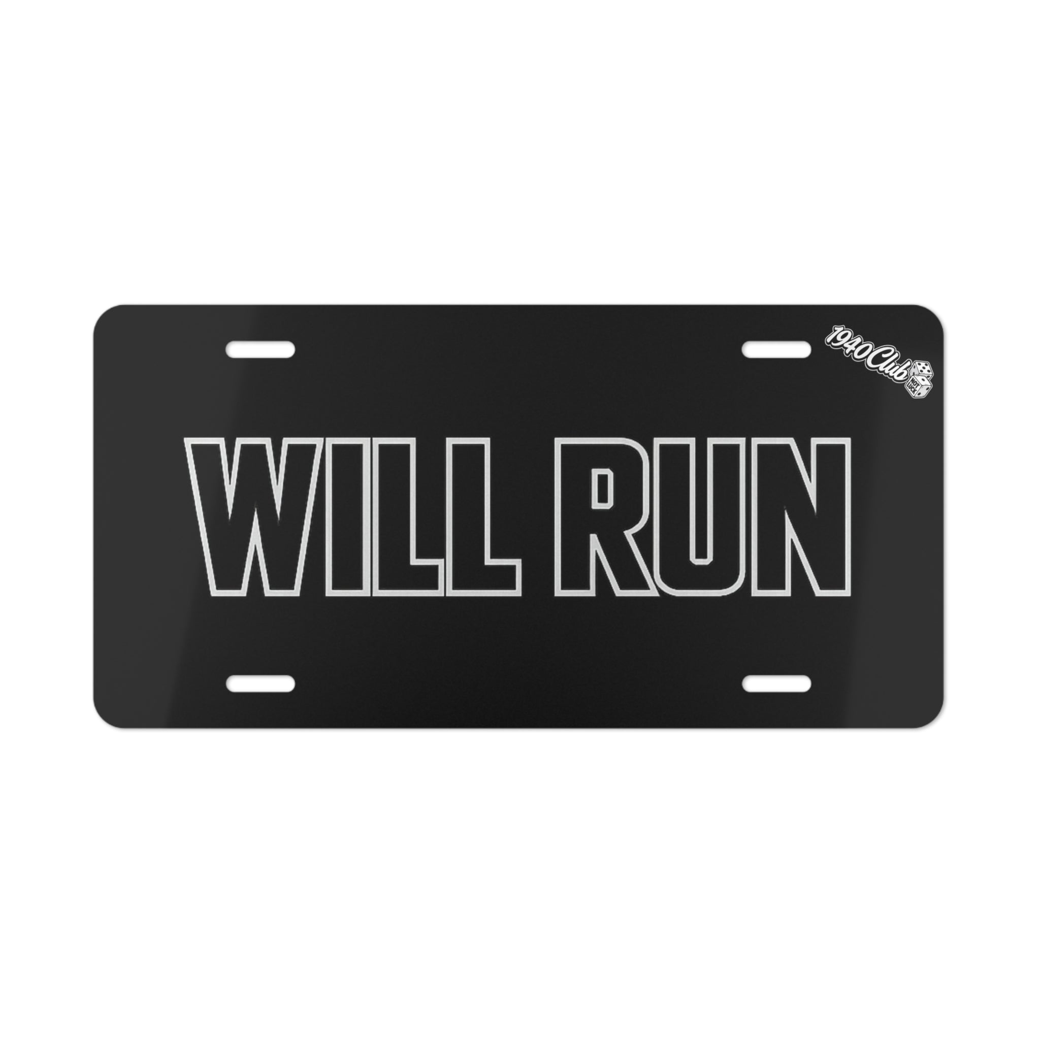 1940 WILL RUN Plate